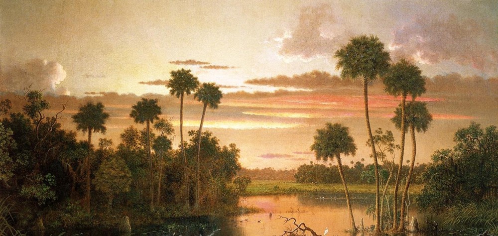 The Great Florida Sunset by Martin Johnson Heade
