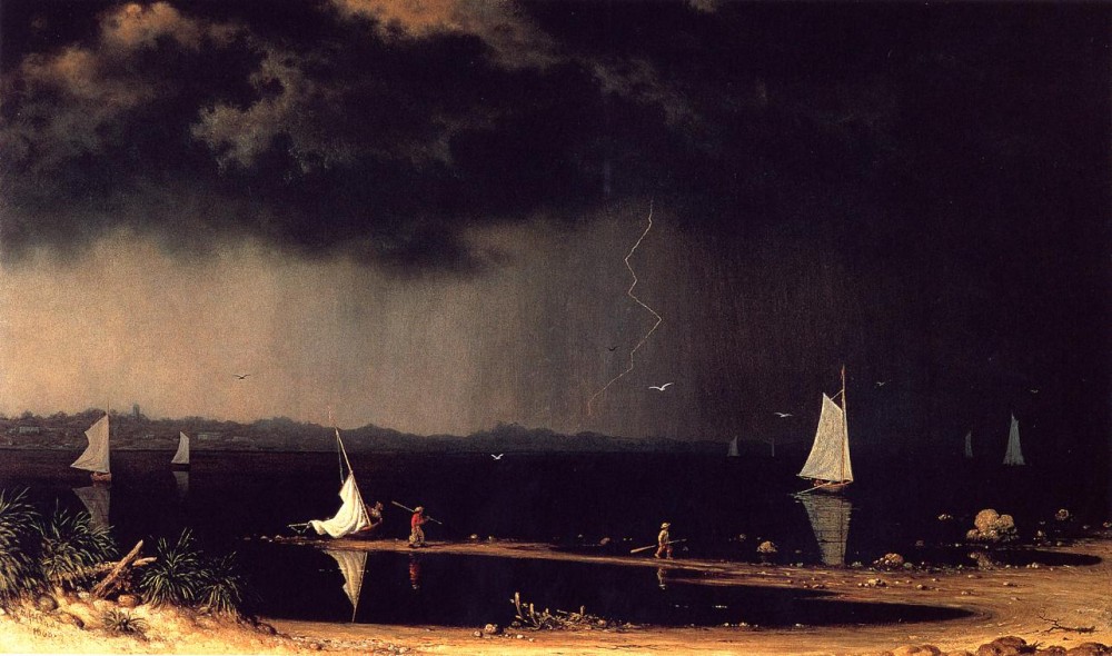 Thunder Storm On Narragansett Bay by Martin Johnson Heade