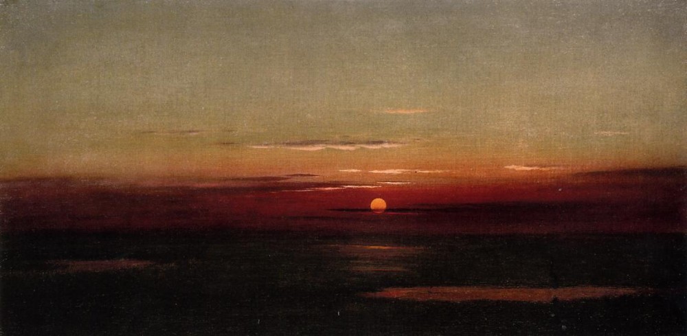 Sunset Of The Marshes by Martin Johnson Heade