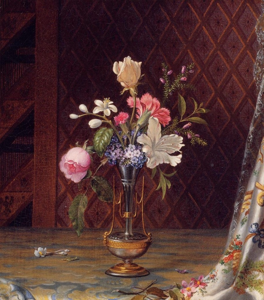 Vase Of Mixed Flowers by Martin Johnson Heade