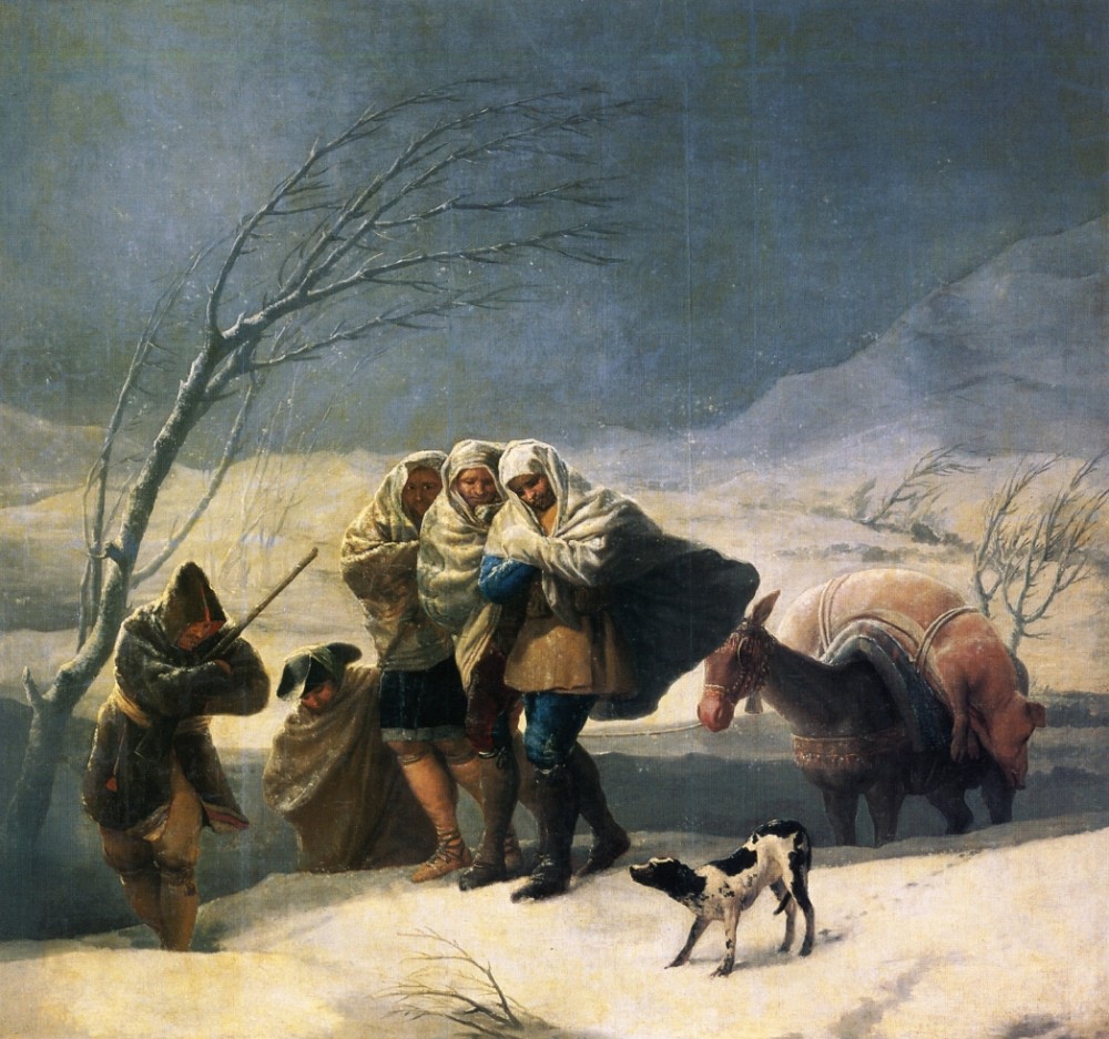 Winter by Francisco José de Goya y Lucientes