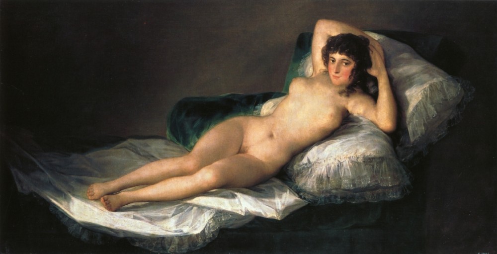 The Naked Maja by Francisco José de Goya y Lucientes