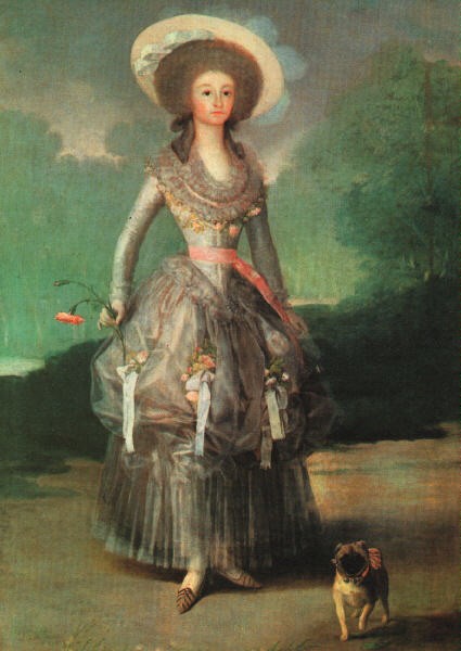 Marquesa De Pontejos by Francisco José de Goya y Lucientes