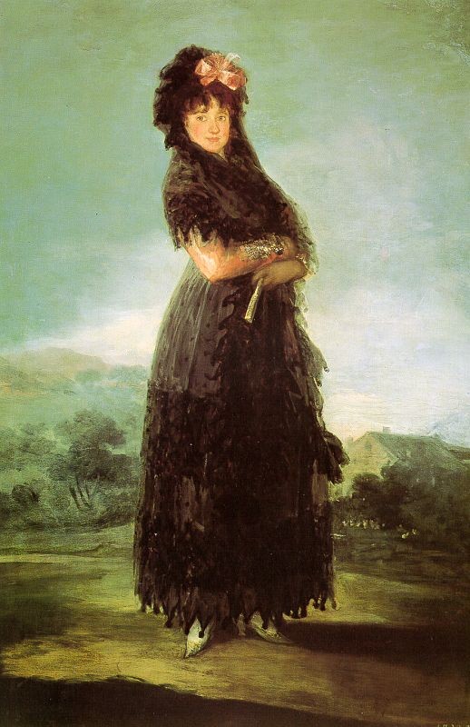 Portrait Of Mariana Waldstein by Francisco José de Goya y Lucientes