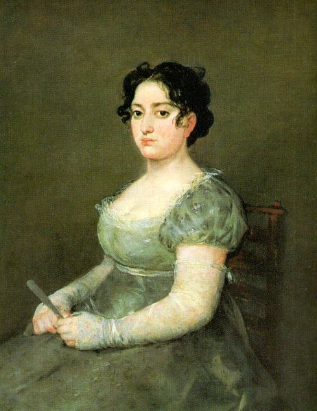 The Woman With A Fan by Francisco José de Goya y Lucientes