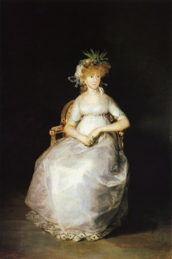 Condesa De Chinchon by Francisco José de Goya y Lucientes