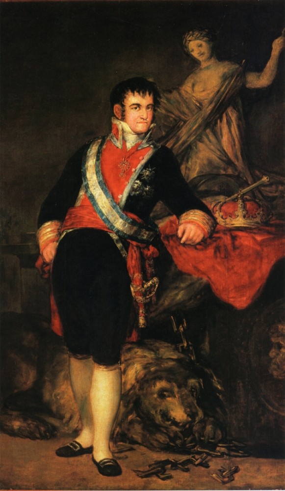 Fernando VII by Francisco José de Goya y Lucientes