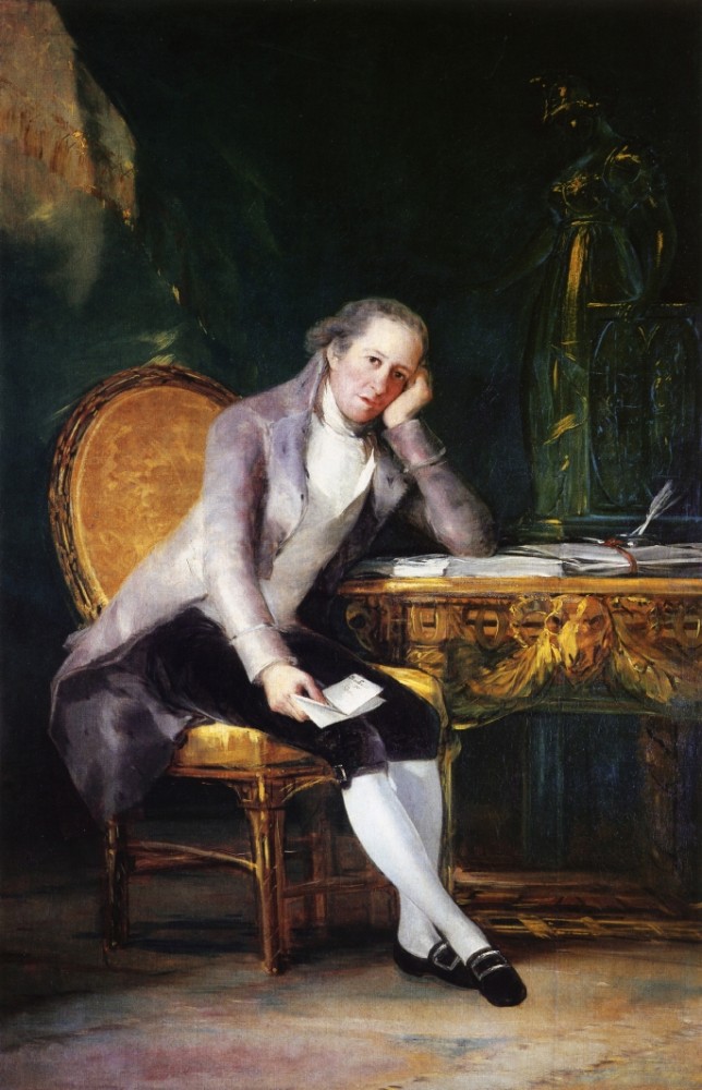 Gaspar Melchor De Jovellanos by Francisco José de Goya y Lucientes