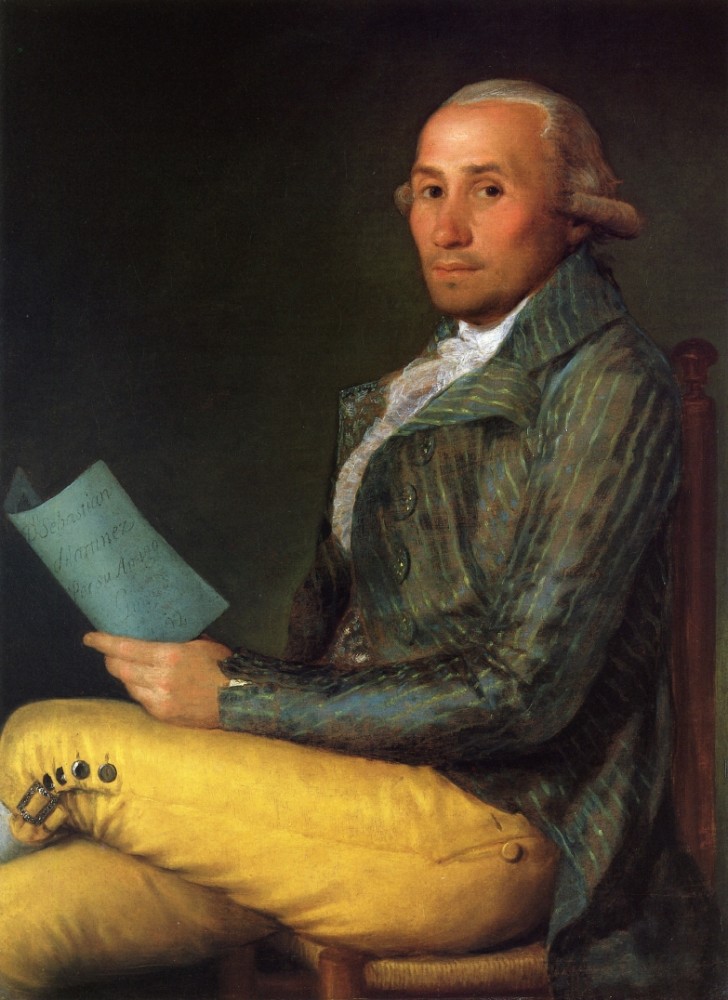 Sebastian Martinez by Francisco José de Goya y Lucientes