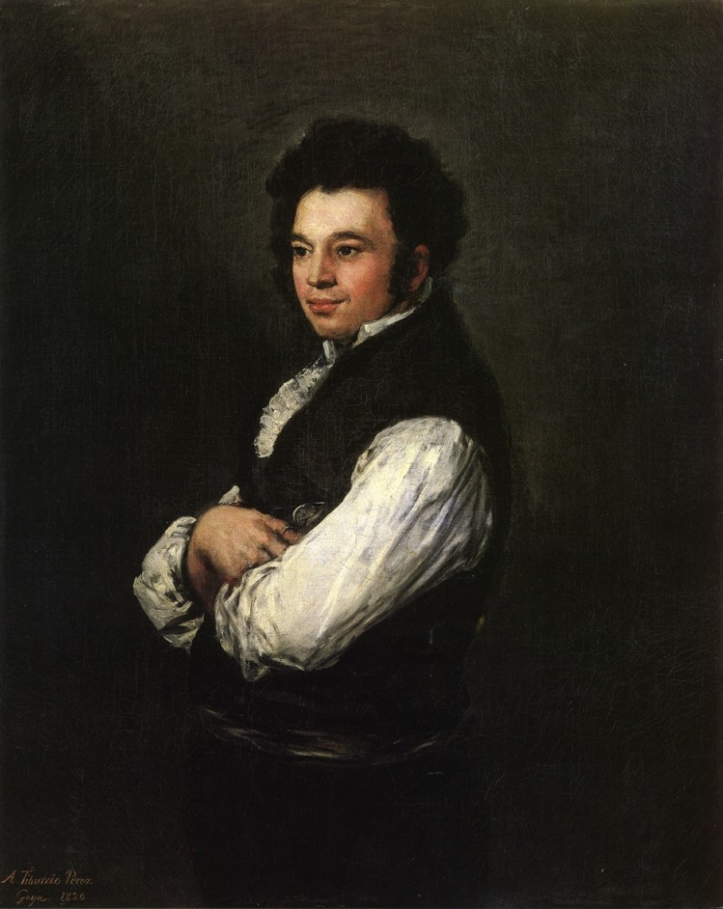 Tubercio Perez Cuervo by Francisco José de Goya y Lucientes