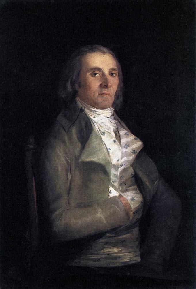 Portrait Of Andres Del Peral by Francisco José de Goya y Lucientes