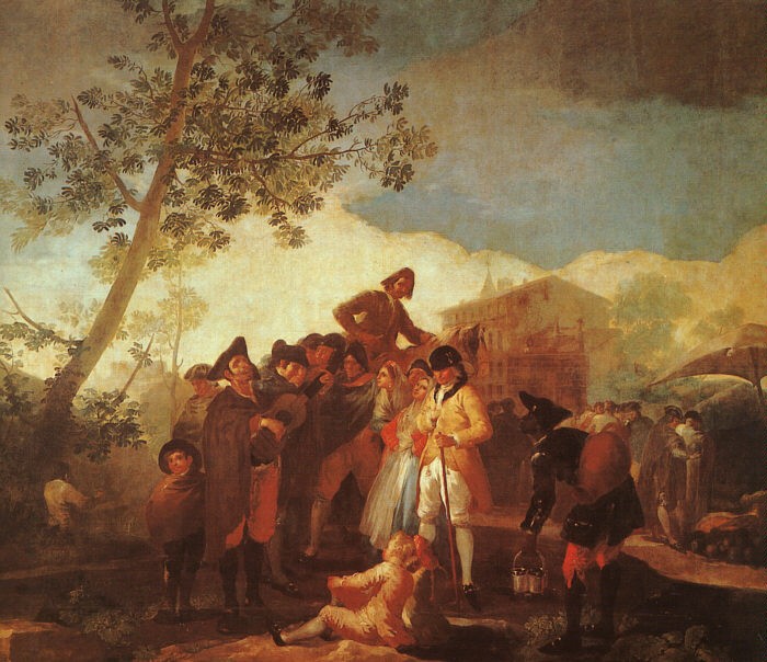 Blind Man Playing The Guitar by Francisco José de Goya y Lucientes