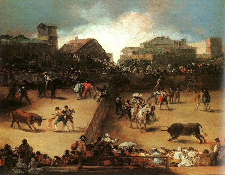 The Bullfight by Francisco José de Goya y Lucientes
