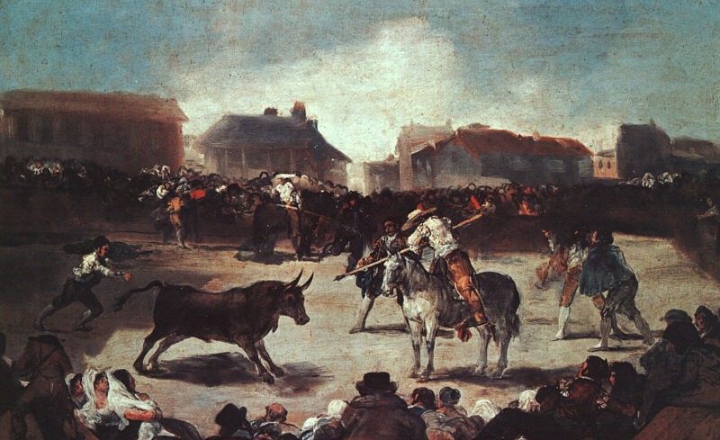 Village Bullfight by Francisco José de Goya y Lucientes