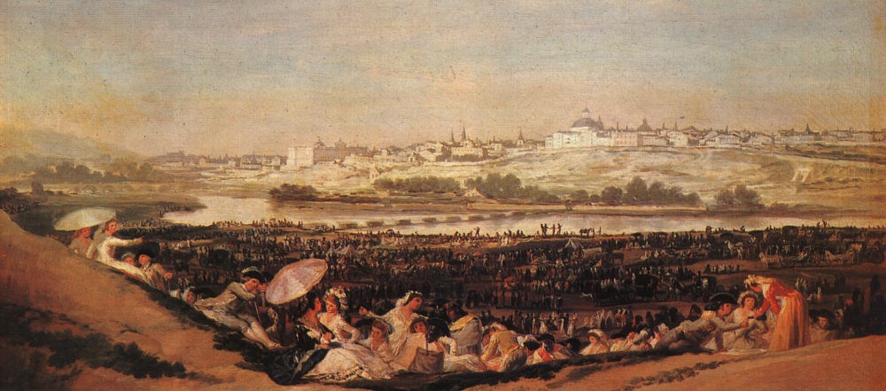 Festival At The Meadow Of San Isadore by Francisco José de Goya y Lucientes