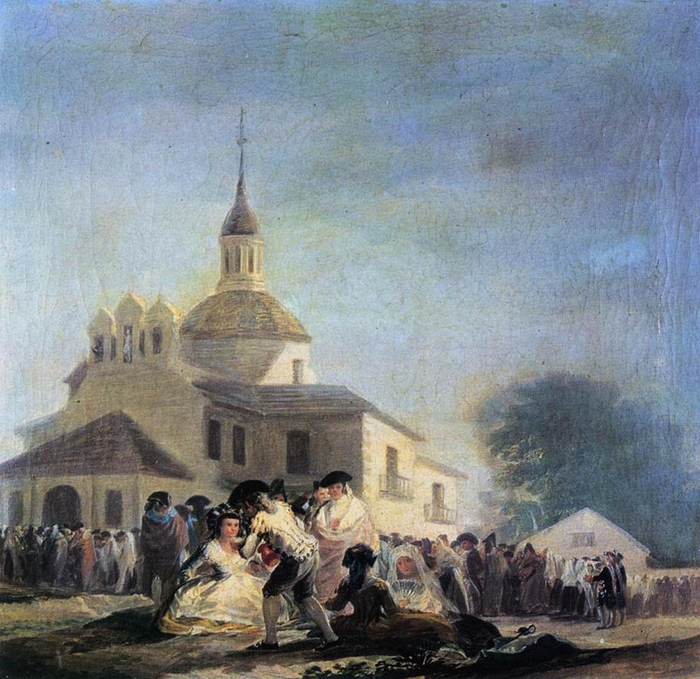 Pilgrimage To The Church Of San Isidro by Francisco José de Goya y Lucientes