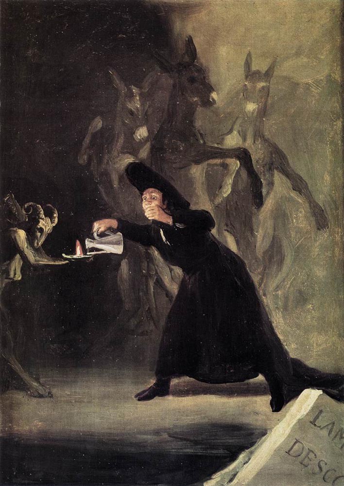 The Bewitched Man by Francisco José de Goya y Lucientes