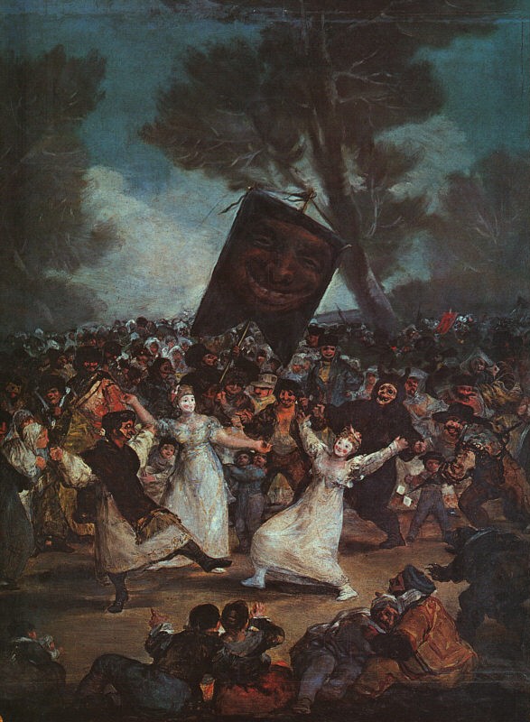 The Burial Of The Sardine by Francisco José de Goya y Lucientes