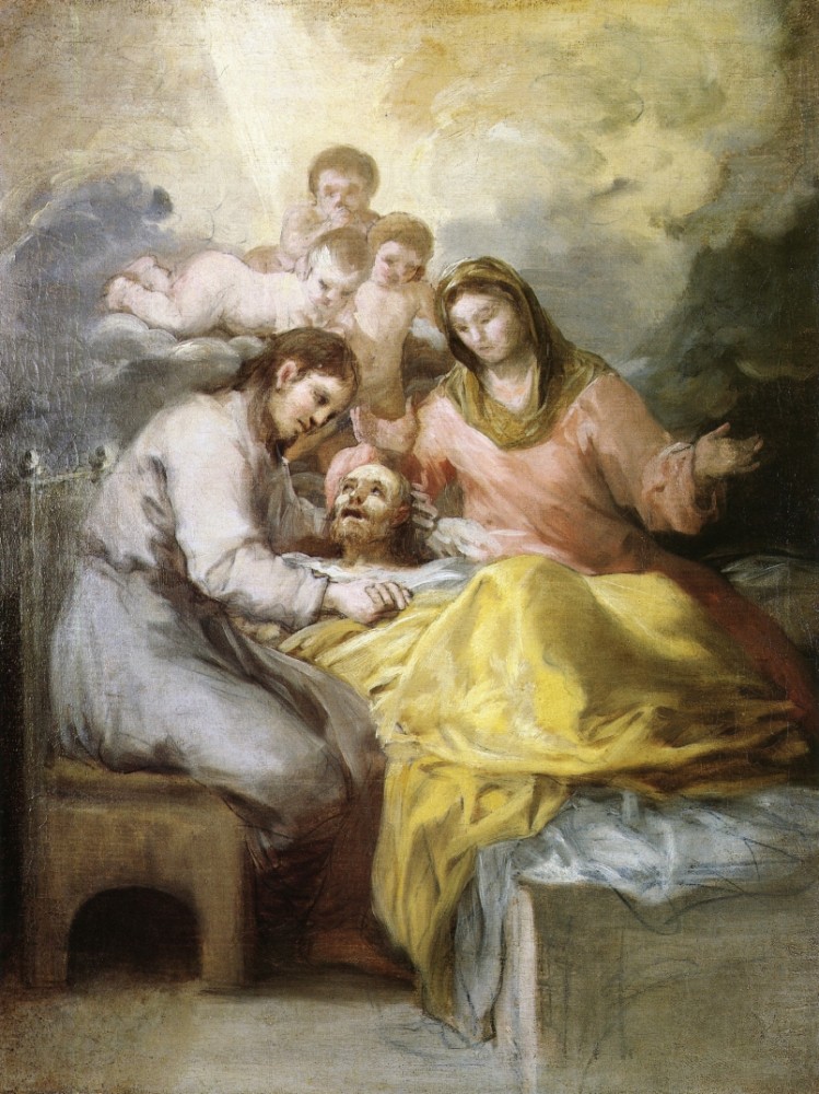 Sketch For The Death Of Saint Joseph by Francisco José de Goya y Lucientes