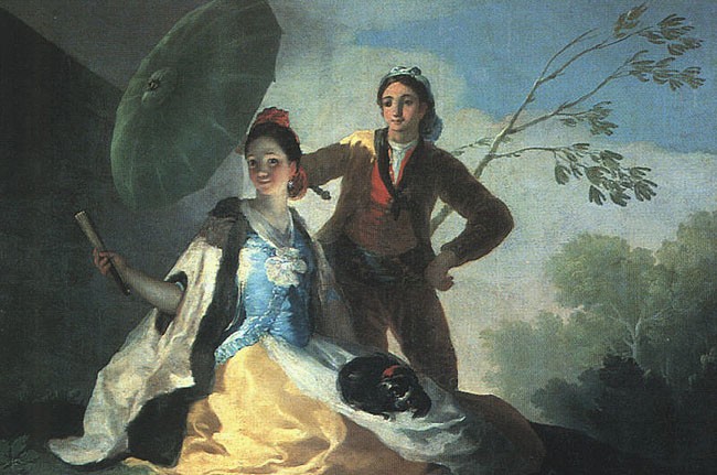 The Parasol by Francisco José de Goya y Lucientes