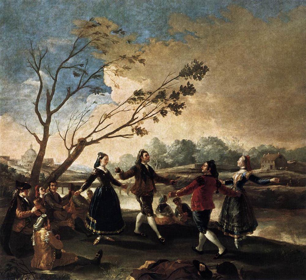 Dance Of The Majos At The Banks Of Manzanares by Francisco José de Goya y Lucientes