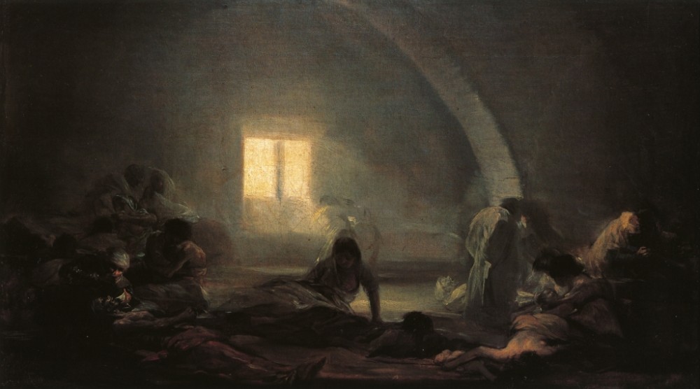 Plague Hospital by Francisco José de Goya y Lucientes