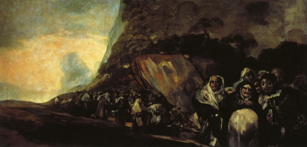 Promenade Of The Holy Office by Francisco José de Goya y Lucientes