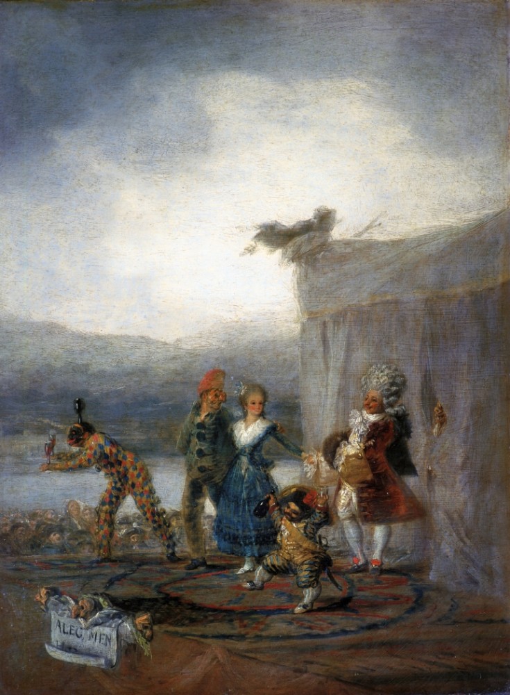Strolling Players by Francisco José de Goya y Lucientes