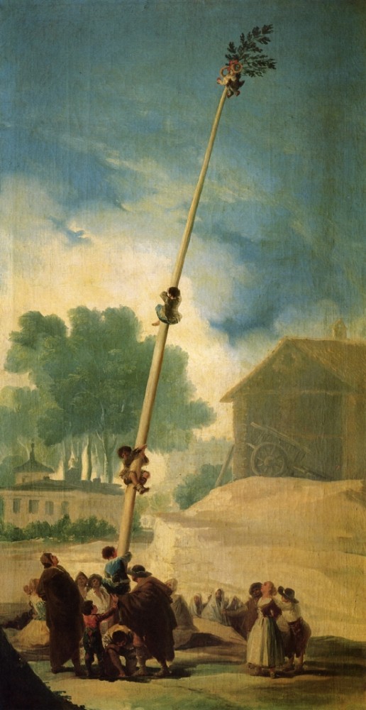 The Greased Pole by Francisco José de Goya y Lucientes