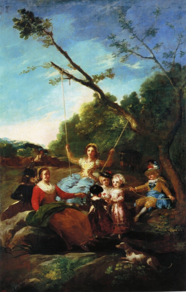 The Swing by Francisco José de Goya y Lucientes