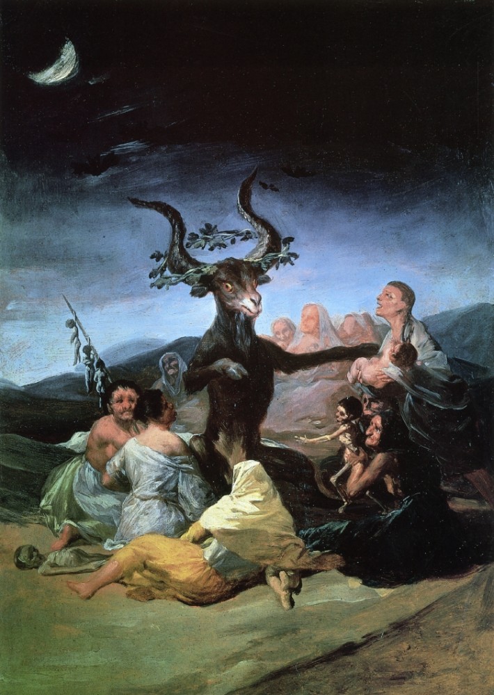The Witches' Sabbath by Francisco José de Goya y Lucientes