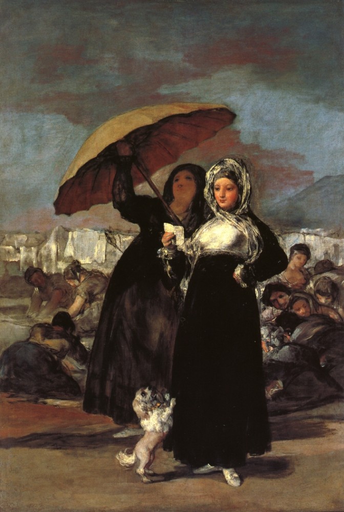 Young Woman With A Letter by Francisco José de Goya y Lucientes