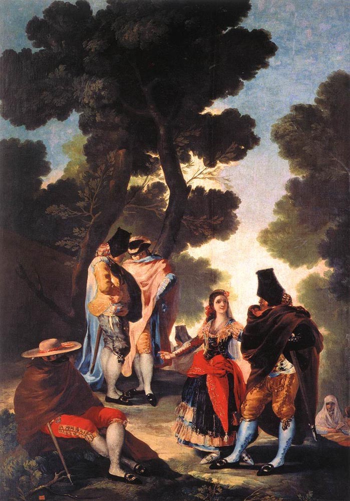 A Walk In Andalusia by Francisco José de Goya y Lucientes