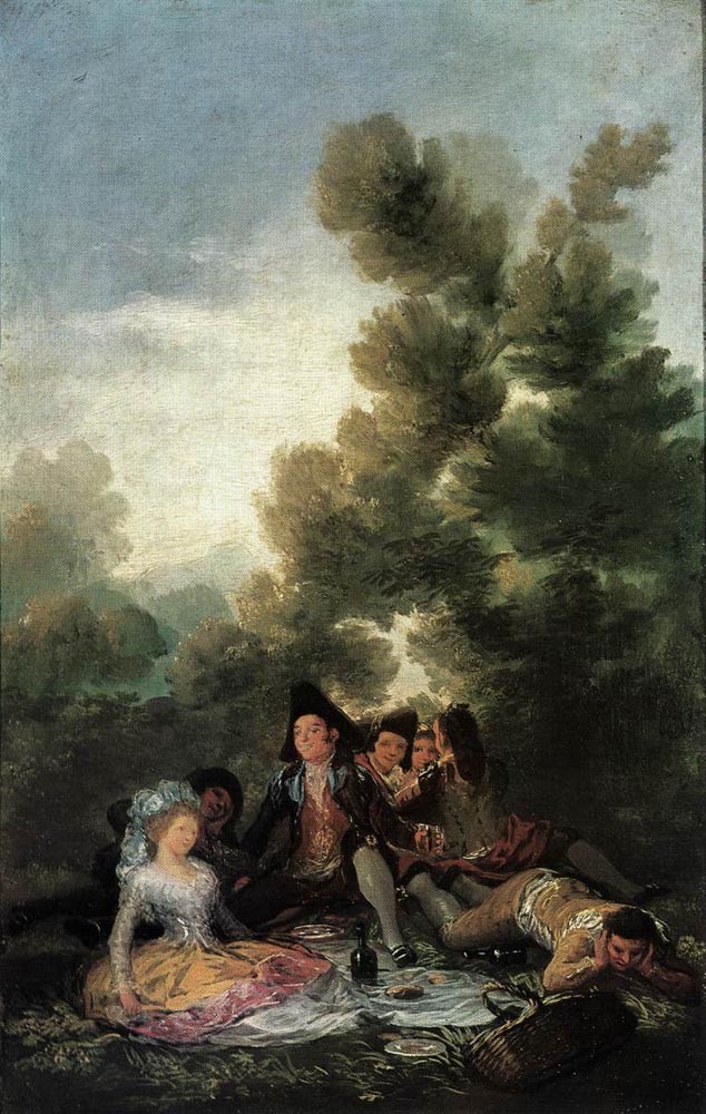 Picnic by Francisco José de Goya y Lucientes