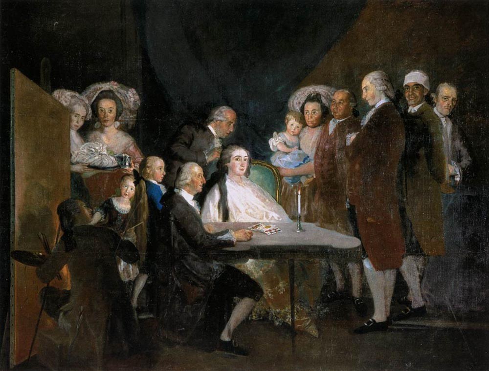 The Family Of The Infante Don by Francisco José de Goya y Lucientes
