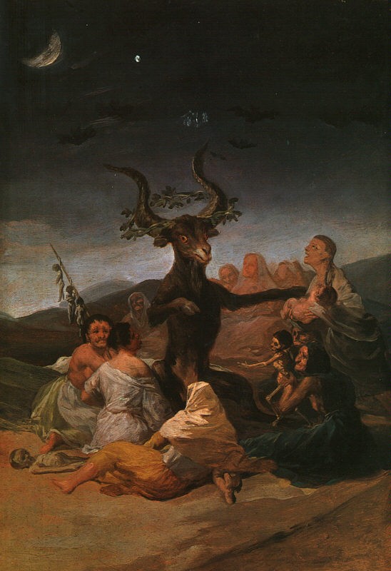 Witches Sabbath by Francisco José de Goya y Lucientes
