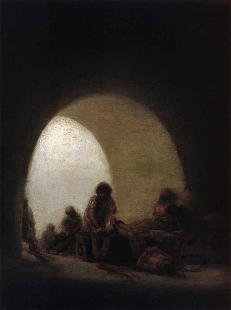 Prison Interior by Francisco José de Goya y Lucientes