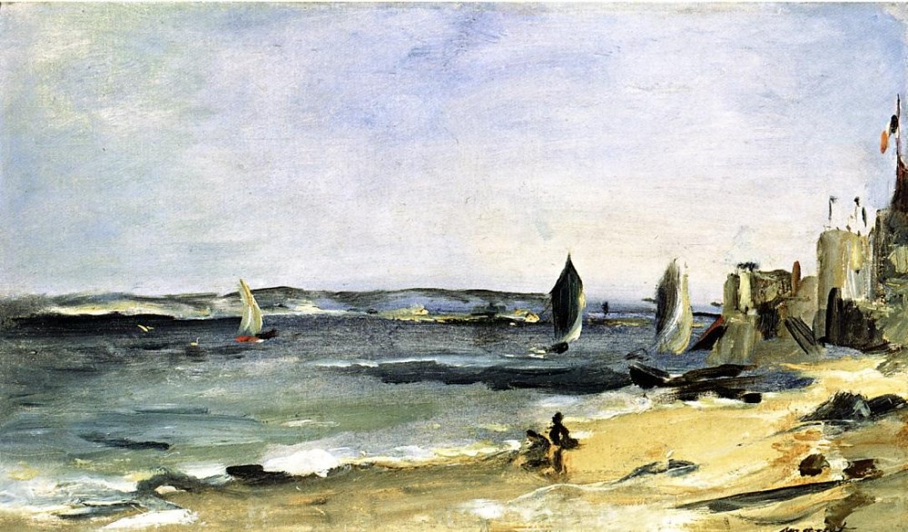Seascape At Arcachon by Édouard Manet
