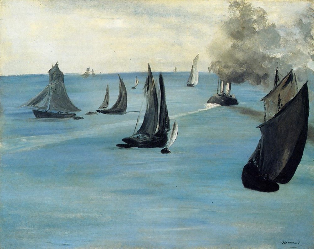 Steamboat by Édouard Manet