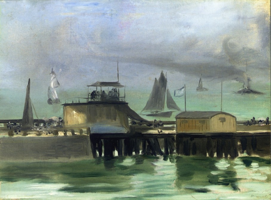 The Jetty At Boulogne by Édouard Manet