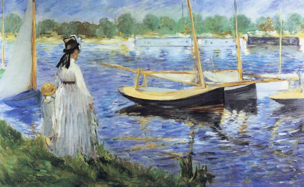 The Seine At Argenteuil by Édouard Manet