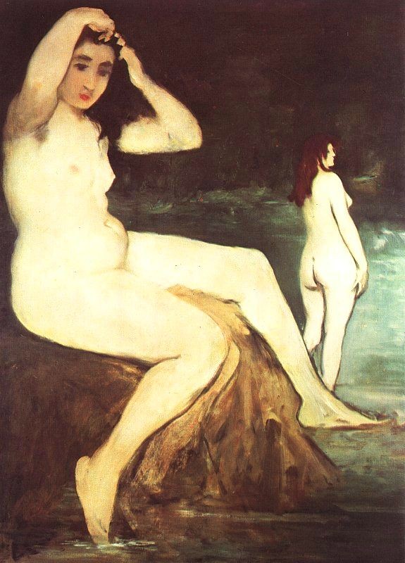 Bathers on the Seine by Édouard Manet