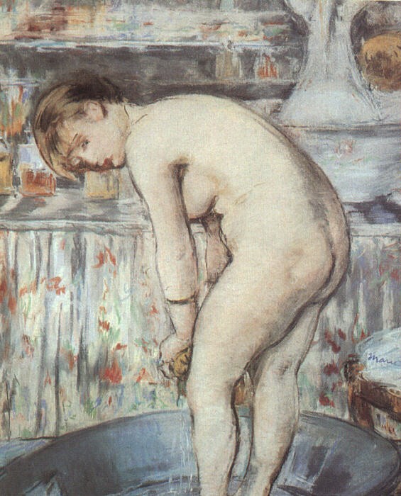 Woman in a Tub by Édouard Manet