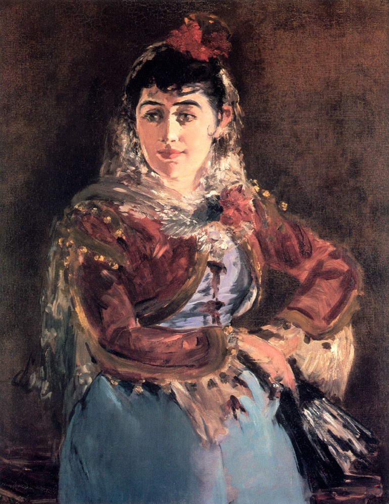 Portrait of Emilie Ambre in the role of Carmen by Édouard Manet
