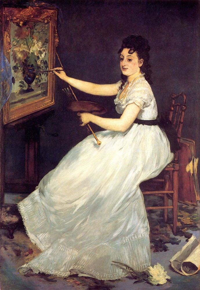 Portrait of Eva Gonzales by Édouard Manet