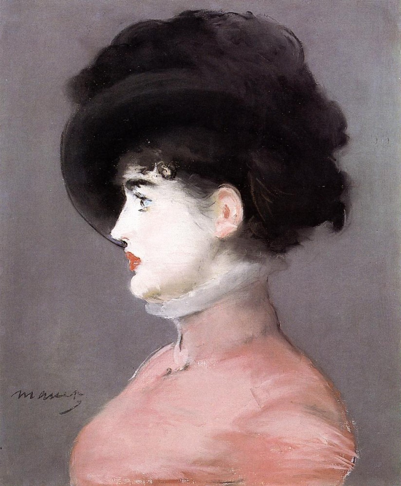 La Viennoise Portrait Of Irma Brunner by Édouard Manet