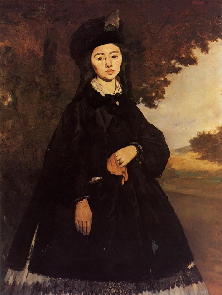 Portrait Of Madame Brunet by Édouard Manet
