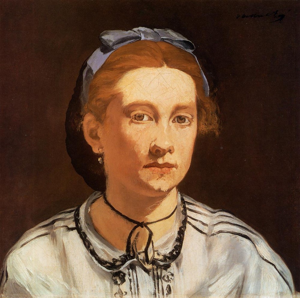 Portrait Of Victorine Meurent by Édouard Manet