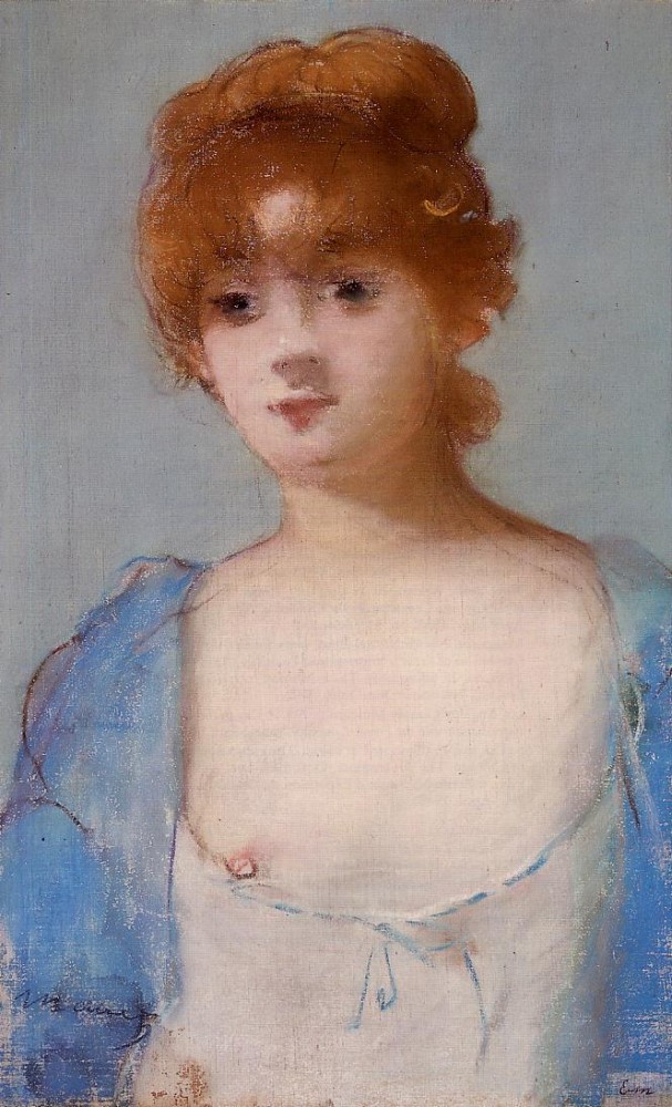Young Woman In A Negligee by Édouard Manet