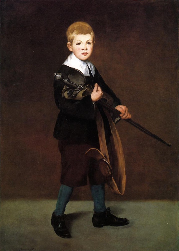 Boy With A Sword by Édouard Manet